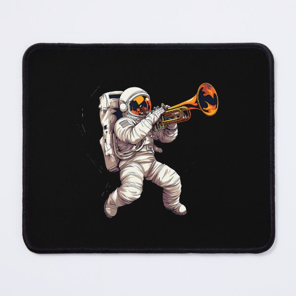 Item preview, Astronaut Plays The Trumpet designed and sold by JaneJanie.