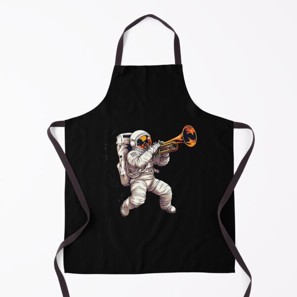 Item preview, Astronaut Plays The Trumpet designed and sold by JaneJanie.