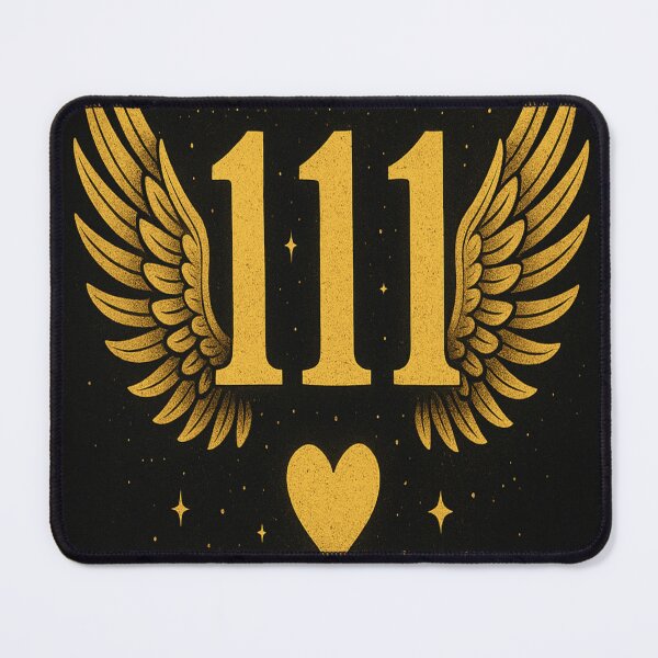 Item preview, Golden 111 Angel Number Wings Art designed and sold by HiteshArt111.