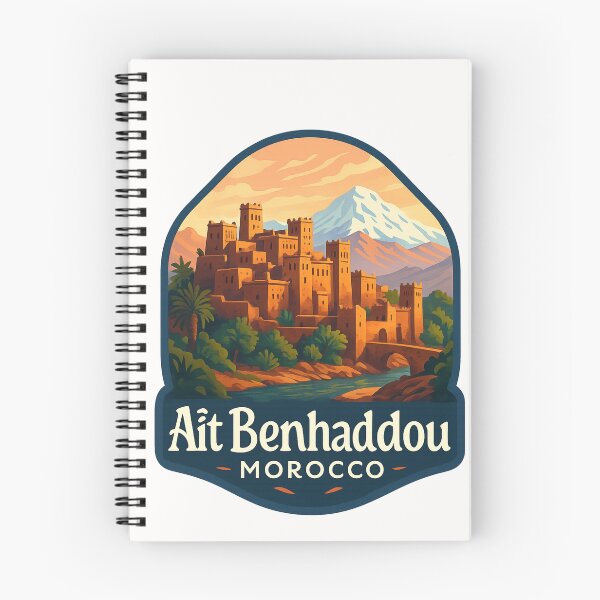 Item preview,  Aït Benhaddou and Snow-Capped Atlas Mountains, Morocco designed and sold by Places On Earth.