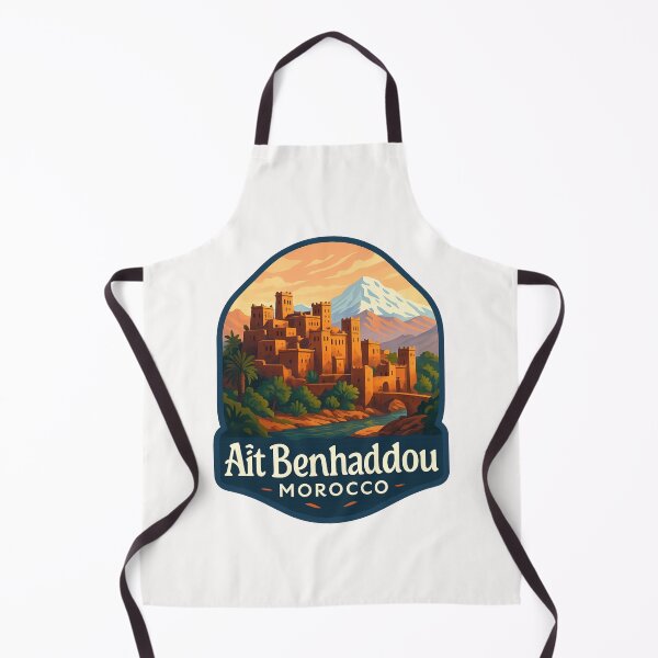 Item preview,  Aït Benhaddou and Snow-Capped Atlas Mountains, Morocco designed and sold by Places On Earth.