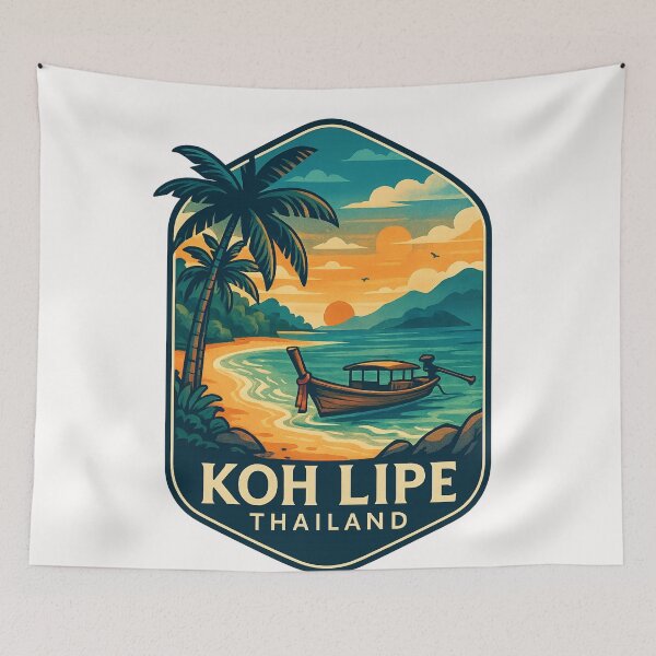 Item preview,  Sunset on Koh Lipe Beach, Satun Province, Thailand designed and sold by Places On Earth.