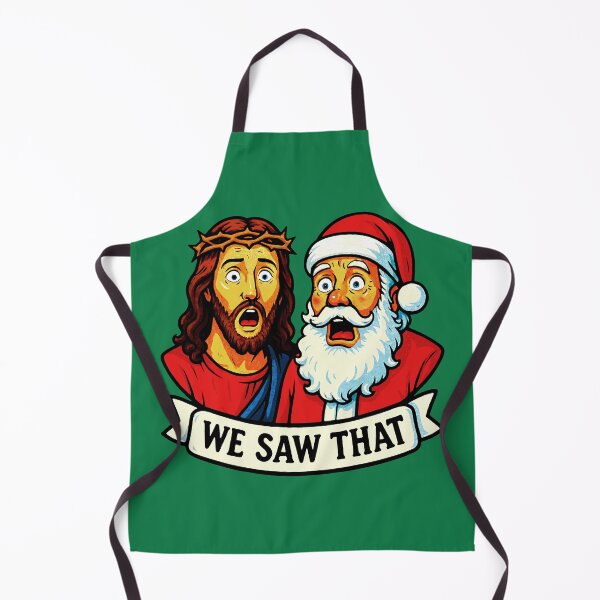 Item preview, We Saw That Jesus Santa Claus Crown Of Thorns designed and sold by plushism.