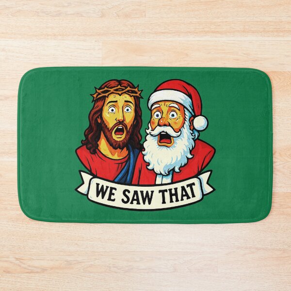 Item preview, We Saw That Jesus Santa Claus Crown Of Thorns designed and sold by plushism.