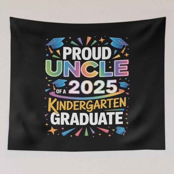 Item preview, Proud UNCLE of a 2025 Kindergarten Graduate - Graduation designed and sold by GaryPacheco6.