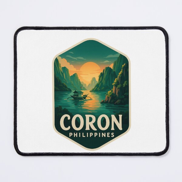 Item preview, Sunset Over Coron Bay, Palawan, Philippines designed and sold by Places On Earth.