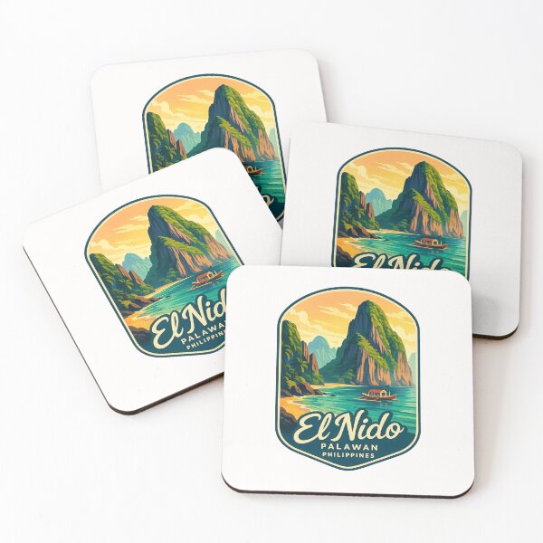 Item preview,  El Nido Coastal View, Palawan, Philippines designed and sold by Places On Earth.