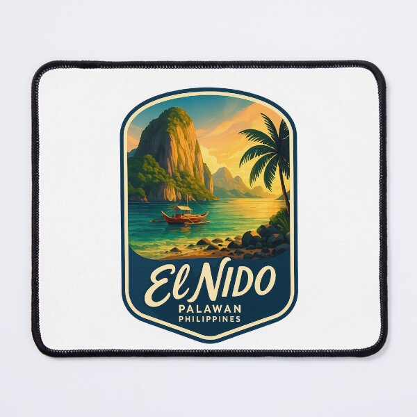 Item preview,  Golden Sunset in El Nido, Bacuit Archipelago, Philippines designed and sold by Places On Earth.