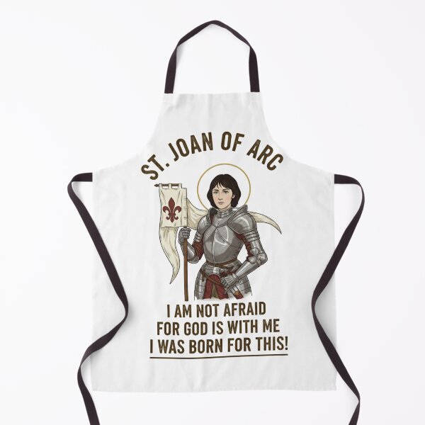 Item preview, St. Joan of Arc "I Am Not Afraid" - Inspirational Catholic Warrior Saint Design designed and sold by TheCatholicBrew.