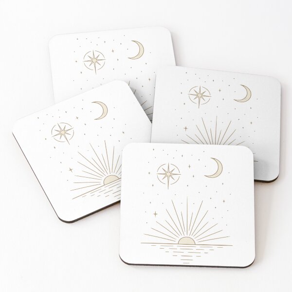 Item preview, Celestial Sun Moon Healing Line Art designed and sold by CottonandQuill.