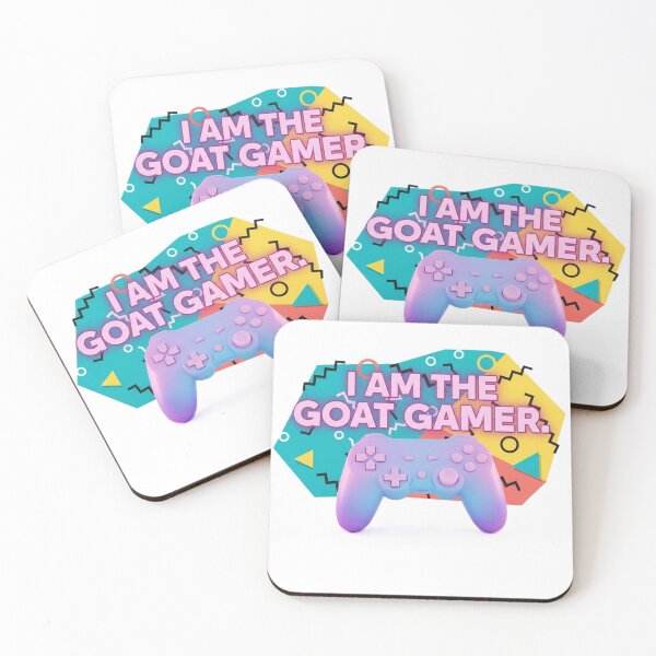 Item preview, Vaporwave GOAT gamer designed and sold by LoganDzign.