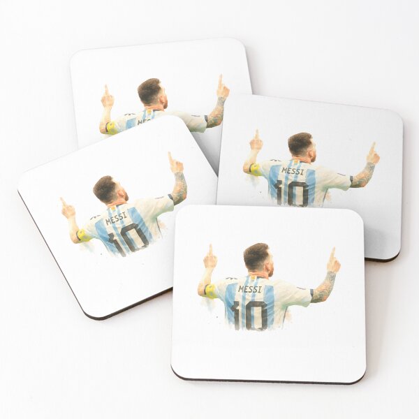 Item preview, celebration Lionel Messi watercolor illustration  designed and sold by sabartgunpla.