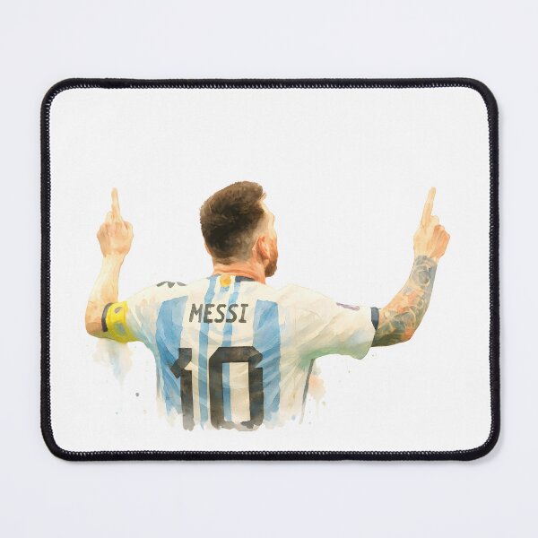Item preview, celebration Lionel Messi watercolor illustration designed and sold by sabartgunpla.