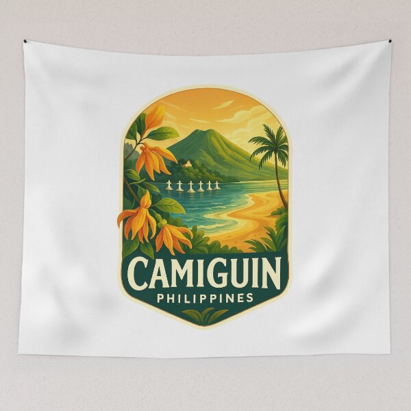 Item preview,  Camiguin Island Sunset with Sunken Cemetery and Hibok-Hibok designed and sold by Aryabek.