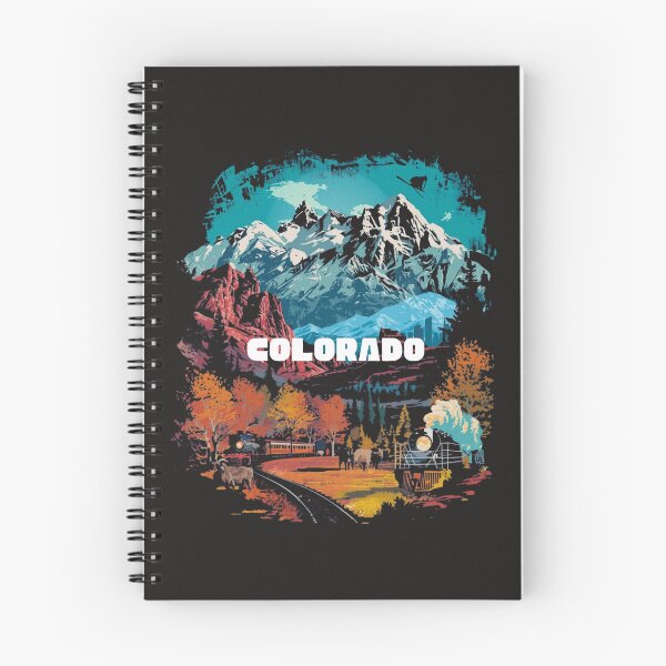Item preview, Colorado Rocky Mountains Vintage Train Fall – Retro Travel Poster Art designed and sold by TitanRN.