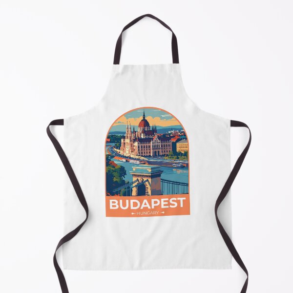 Item preview, Budapest Hungary Travel Sticker designed and sold by TulipaGraphics.