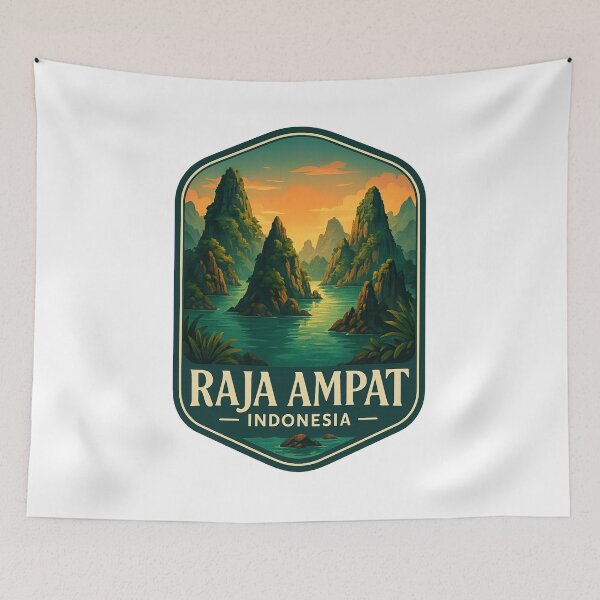 Item preview,  Raja Ampat Karst Islands, West Papua, Indonesia designed and sold by Aryabek.