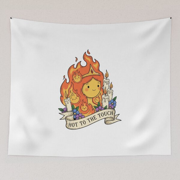 Item preview, Phoebe Fire Elemental Floral designed and sold by kiamiontie.