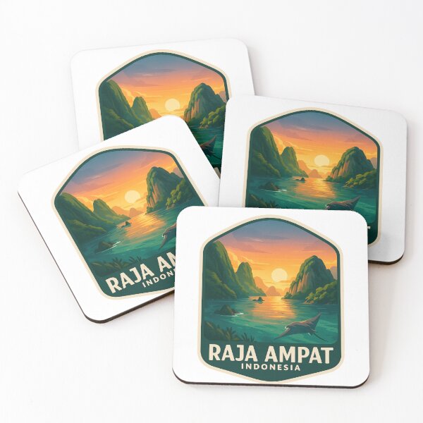 Item preview,  Sunset over Raja Ampat Waters, Indonesia designed and sold by Aryabek.