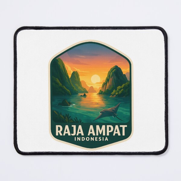 Item preview, Sunset over Raja Ampat Waters, Indonesia designed and sold by Aryabek.