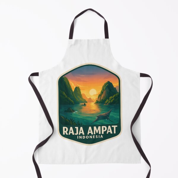 Item preview, Sunset over Raja Ampat Waters, Indonesia designed and sold by Aryabek.