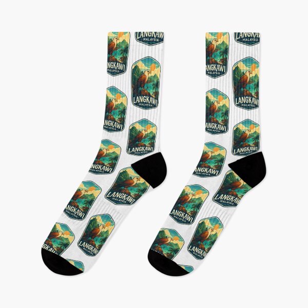 Item preview,  Langkawi Island with Brahminy Kite and Coastal Mountains, Malaysia designed and sold by Aryabek.