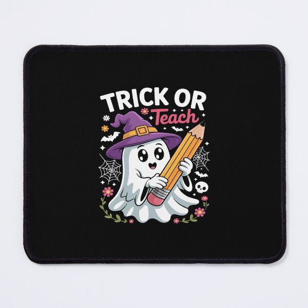 Item preview, Trick or Teach Floral Ghost Funny Halloween Teacher designed and sold by GasVille.