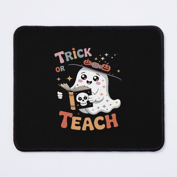 Item preview, Trick Or Teach Groovy Teacher Halloween Pumpkin Ghost designed and sold by GasVille.