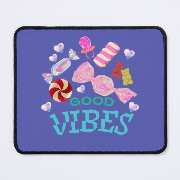 Item preview, Good Vibes Cute Candy Aesthetic Illustration designed and sold by House-of-Canvas.