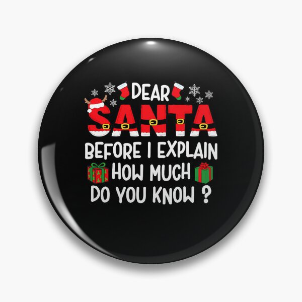 Item preview, List I Naughty Can On Santa Dear The Funny Explain Christmas Santa designed and sold by JoelyNavarro.