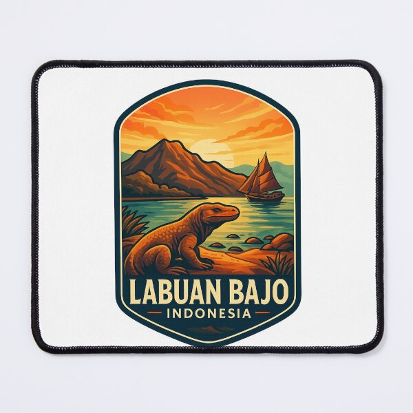 Item preview, Sunset Over Komodo Island, Labuan Bajo, Indonesia designed and sold by Aryabek.