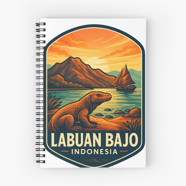 Item preview, Sunset Over Komodo Island, Labuan Bajo, Indonesia designed and sold by Aryabek.