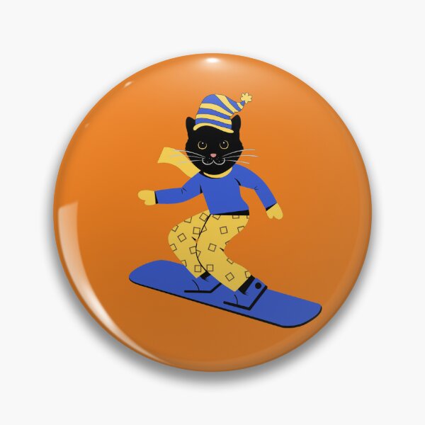 Item preview, Snowboarding cat designed and sold by GasconyPassion.