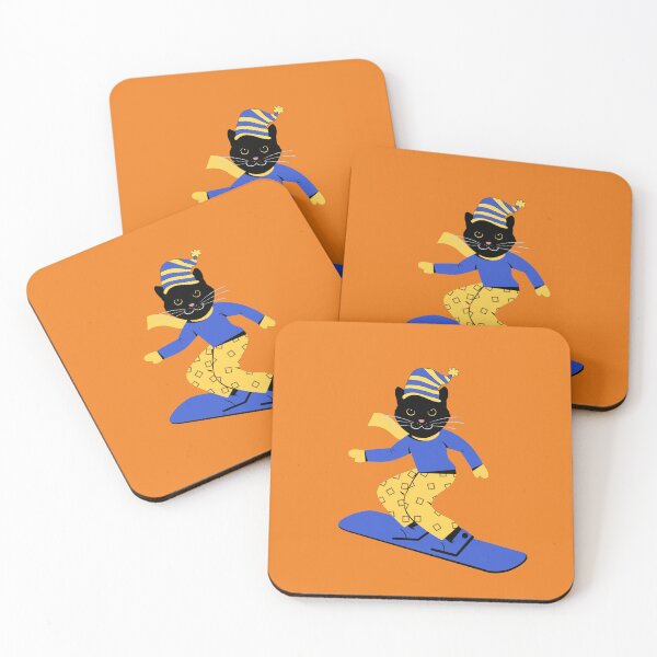 Item preview, Snowboarding cat designed and sold by GasconyPassion.