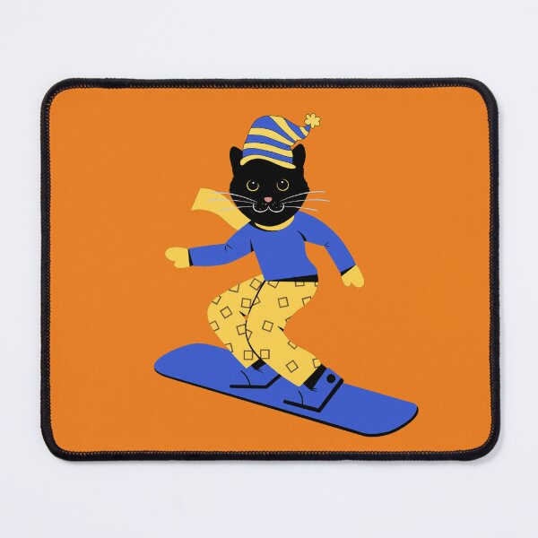 Item preview, Snowboarding cat designed and sold by GasconyPassion.