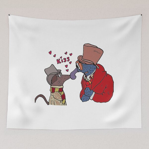 Item preview, Muppet Christmas Carol - Rizzo Kissing Gonzo designed and sold by MeganAxelro.