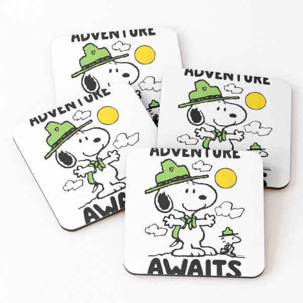 Item preview,  Peanuts Adventure Camping Dog Cartoon Illustration designed and sold by MeganAxelro.