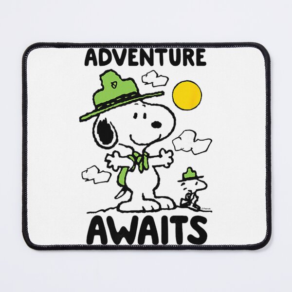 Item preview,  Peanuts Adventure Camping Dog Cartoon Illustration designed and sold by MeganAxelro.