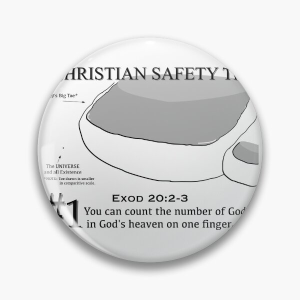 Item preview, Christian Safety Tip #1 : Exod 20:2-3 designed and sold by LoGoss-Official.