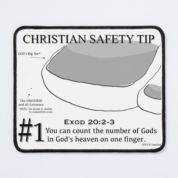 Item preview, Christian Safety Tip #1 : Exod 20:2-3 designed and sold by LoGoss-Official.
