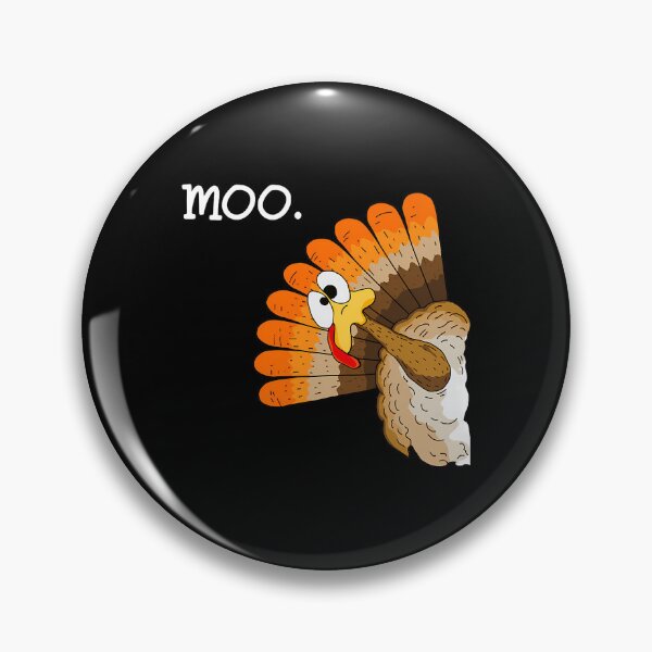 Item preview, Holiday Festive Turkey Funny 90s Cow Day Moo Thanksgiving designed and sold by rebeccathanuos.