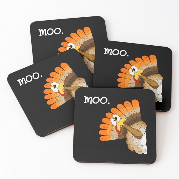 Item preview, Holiday Festive Turkey Funny 90s Cow Day Moo Thanksgiving designed and sold by rebeccathanuos.