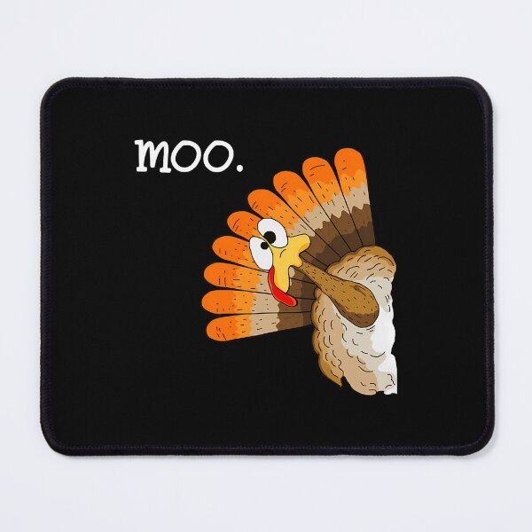 Item preview, Holiday Festive Turkey Funny 90s Cow Day Moo Thanksgiving designed and sold by rebeccathanuos.