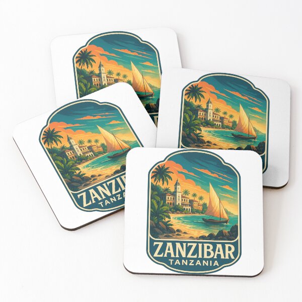 Item preview, Sunset Dhow Along the Coast of Zanzibar, Tanzania designed and sold by Aryabek.