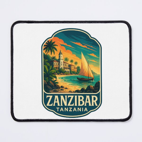 Item preview, Sunset Dhow Along the Coast of Zanzibar, Tanzania designed and sold by Aryabek.