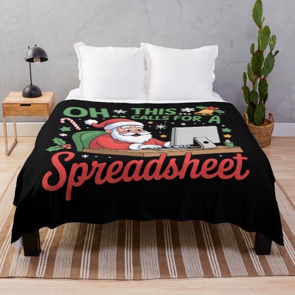Item preview, Christmas Holiday Fashion Calls Classic Spreadsheet This Funny Nerd For Oh designed and sold by JasonCorvar.