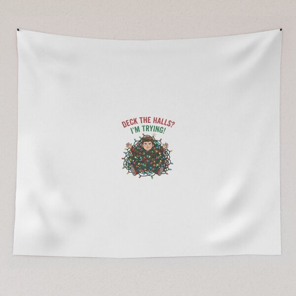 Item preview, Deck The Halls I'm Trying Christmas Lights designed and sold by FiltroLens.