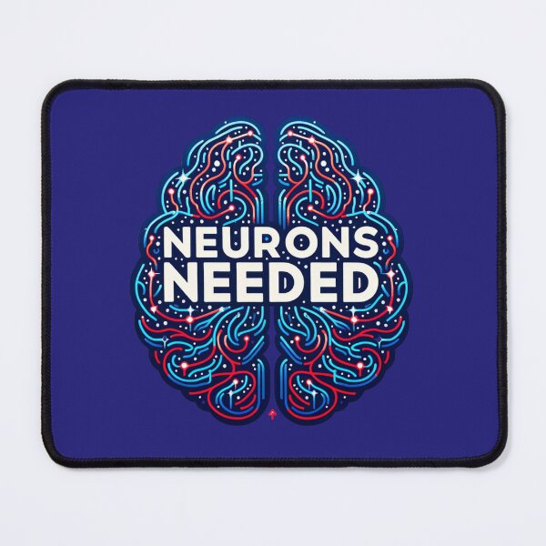 Item preview, Neurons Needed - Red and Blue designed and sold by TeeRificTees.