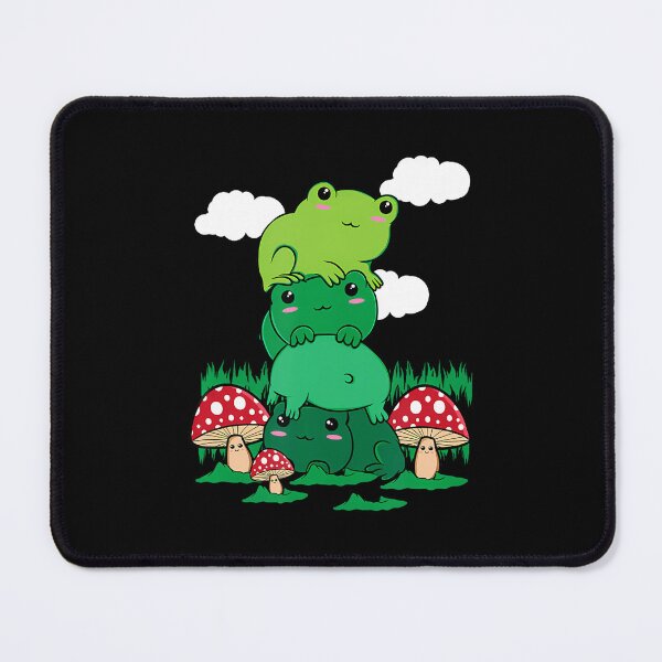 Item preview, Cottagecore Aesthetic Kawaii Frog Pile And Mushroom Spores designed and sold by EdithKelly1.