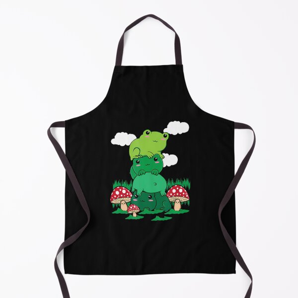 Item preview, Cottagecore Aesthetic Kawaii Frog Pile And Mushroom Spores designed and sold by EdithKelly1.